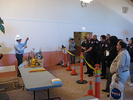 Simplex ATV transmitter and camera at NASA Ames Emergency Prepardness Day