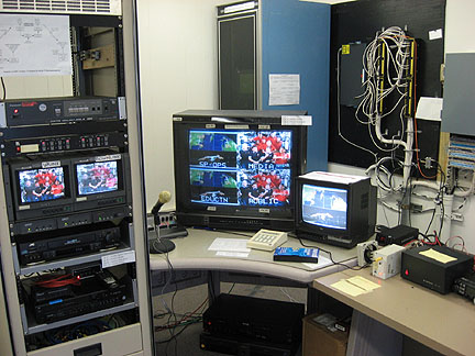 NASA TV re-transmission equipment at Ames Amateur Radio Club to K6BEN-ATV repeater