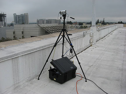 SJ RACES ATV kit deployed on hotel roof