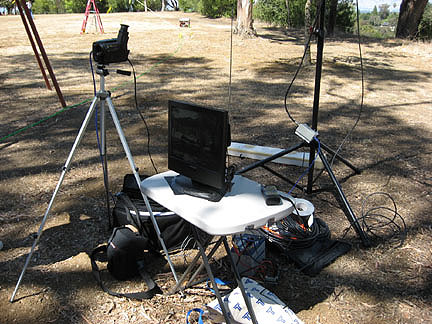 ATV system, standalone and battery powered, at FARS Field Day site