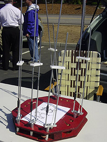 J-pole antennas at DeAnza electronics flea market