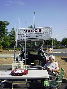 J-pole antennas at DeAnza electronics flea market